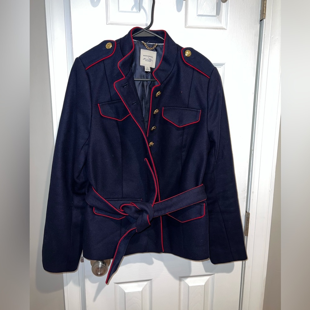COPY - BANANA REPUBLIC X OLIVIA PALERMO | BELTED MILITARY JACKET SIZE LARGE